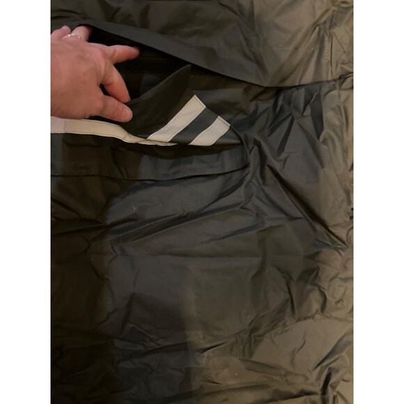 Mens Winter Hooded Parka Jacket With Reflective Stripes - Multiple Colors and Si - Picture 9 of 10